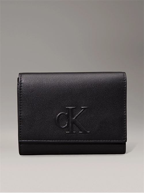 sculpted medium trifold CALVIN KLEIN JEANS | LV04K1078GUB1